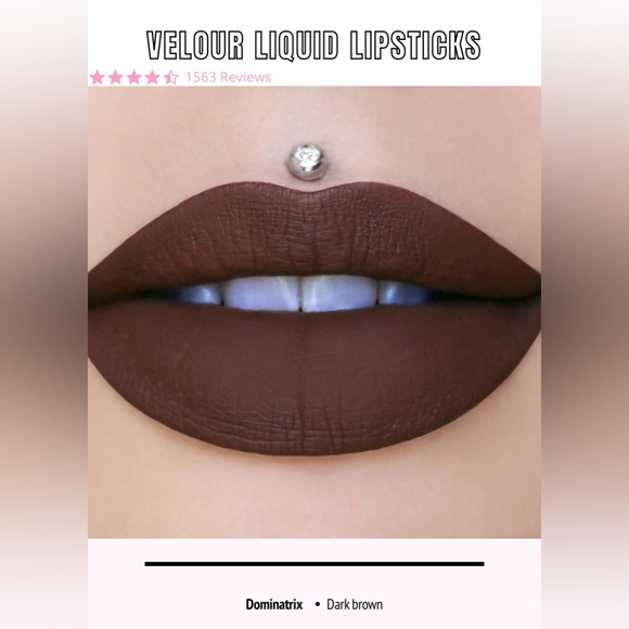 THREE IN STOCK | BRAND NEW ⭐️ JEFFREE STAR VELOUR LIQUID LIPSTICK (DOMINATRIX) - Picture 1 of 5